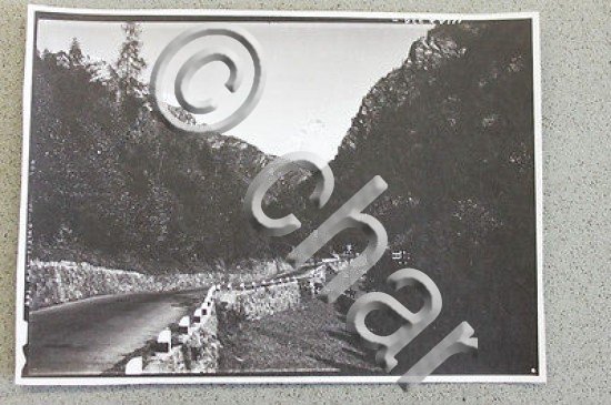 Foto Montagna Valle d'Aosta 1968 panorama strada zona Courmayeur