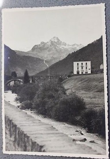 Foto Montagna Valle d'Aosta località la Thuile 1934 strada torrente | Immagine principale