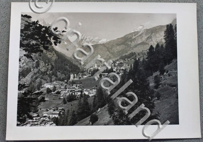 Foto Montagna Valtournenche - Valle d'Aosta panorama databile 1950 | Immagine Gallery 1