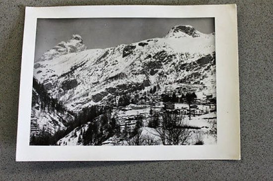 Foto Montagna Valtournenche - Valle d'Aosta panorama invernale databile 1950 … | Immagine Gallery 1
