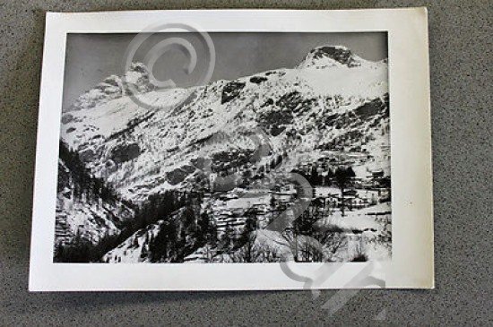 Foto Montagna Valtournenche - Valle d'Aosta panorama invernale databile 1950 …