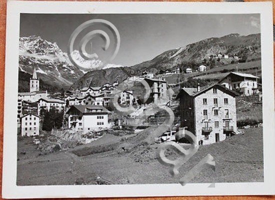 Foto Montagna Valtournenche panorama mt 1524 Valle d'Aosta databile 1950