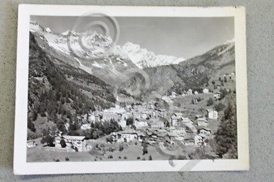 Foto Montagna Valtournenche Valle d'Aosta - Paesaggio estivo databile 1950 …
