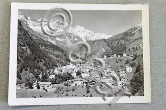 Foto Montagna Valtournenche Valle d'Aosta - Paesaggio estivo databile 1950 …