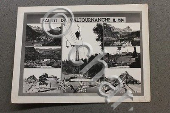 Foto Montagna Valtournenche Valle d'Aosta databile 1950