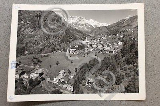 Foto Montagna Valtournenche Valle d'Aosta panorama mt 1524 databile 1950 …