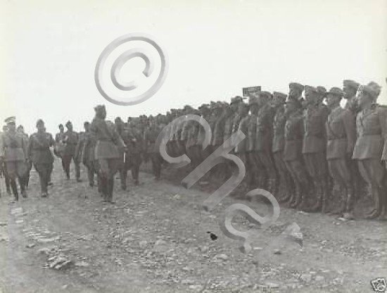 Foto WWII Re Umberto II esercito italiano 1945 ca.