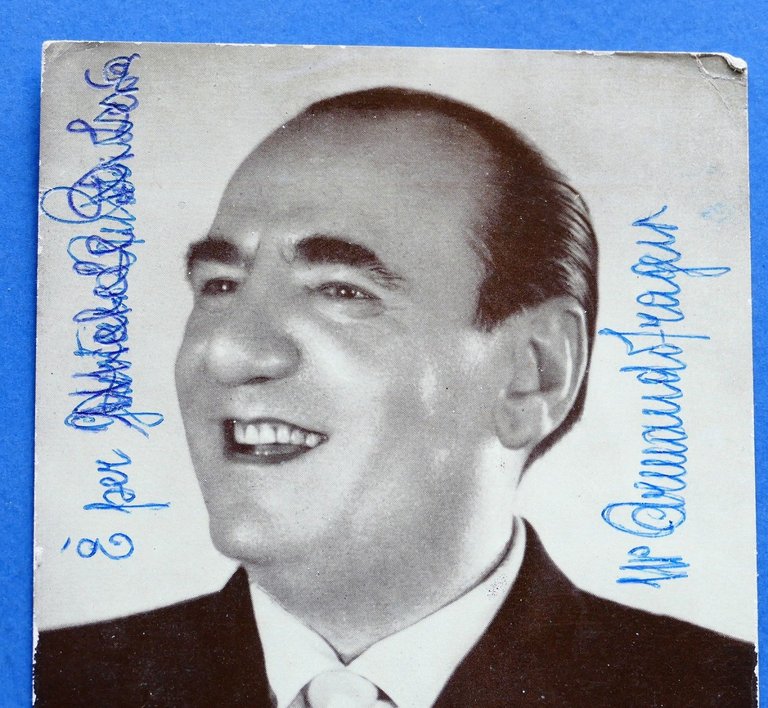 Fotocartolina Cetra con Autografo del cantante Armando Fragna - 1950 … | Immagine Gallery 2