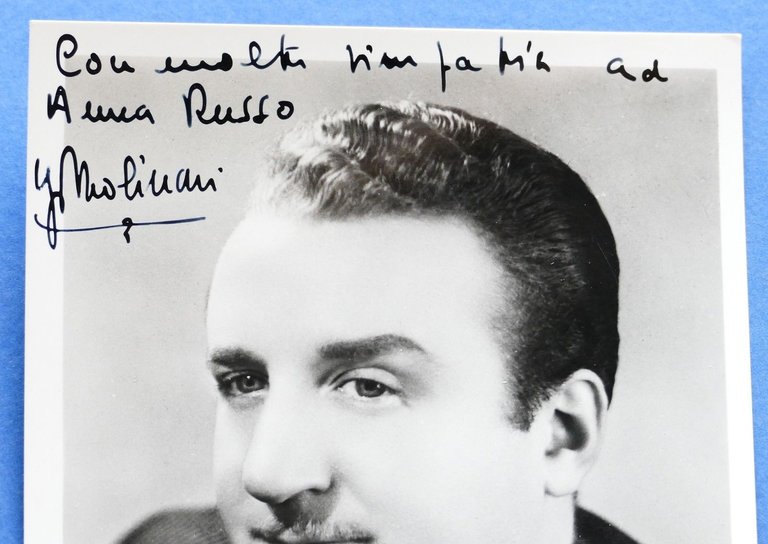 Fotocartolina Cetra con Autografo del cantante Ugo Molinari - 1960 … | Immagine Gallery 2