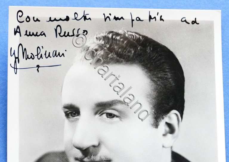 Fotocartolina Cetra con Autografo del cantante Ugo Molinari - 1960 … | Immagine Gallery 4