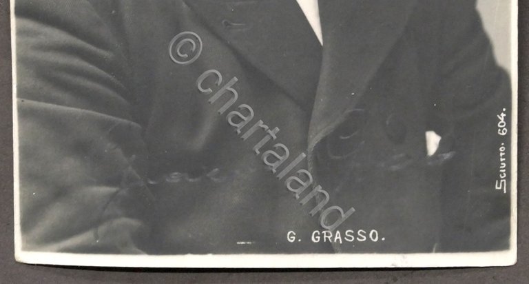Fotocartolina con autografo dell'attore Giovanni Grasso - 1920 ca. | Immagine Gallery 3
