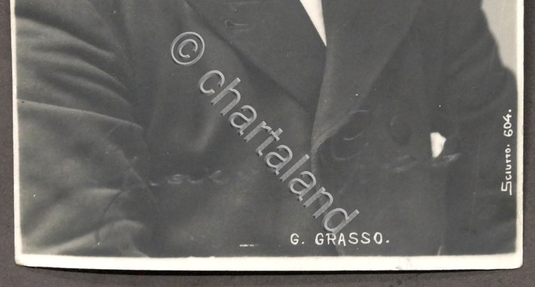Fotocartolina con autografo dell'attore Giovanni Grasso - 1920 ca. | Immagine Gallery 4