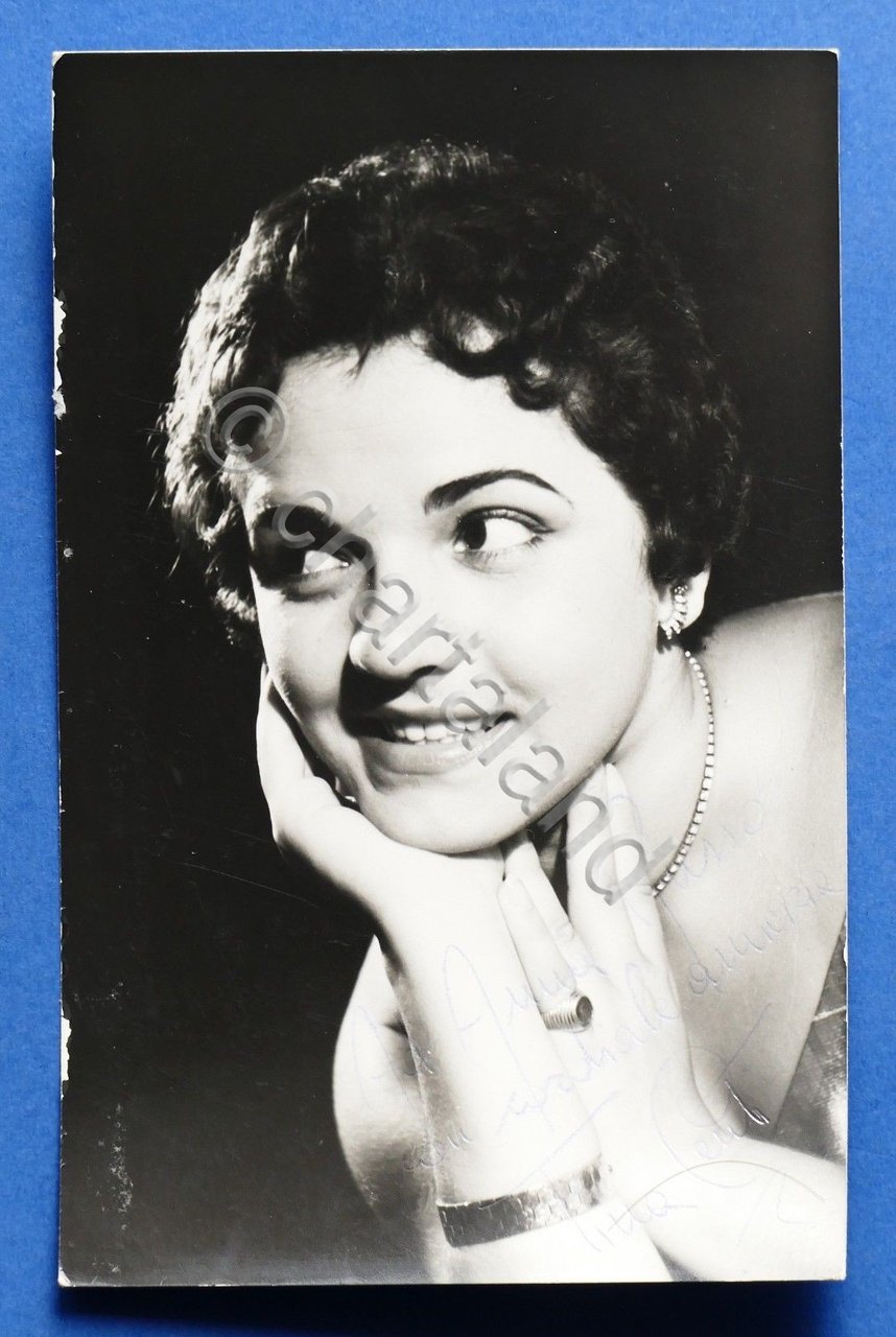 Fotocartolina con Autografo della cantante e doppiatrice Tina Centi - … | Immagine principale