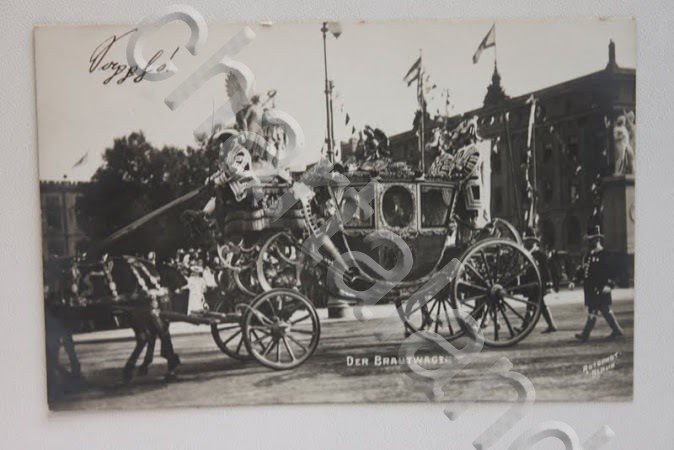 Fotocartolina il Principe August Wilhelm nozze con Cecilia di Meclemburgo …