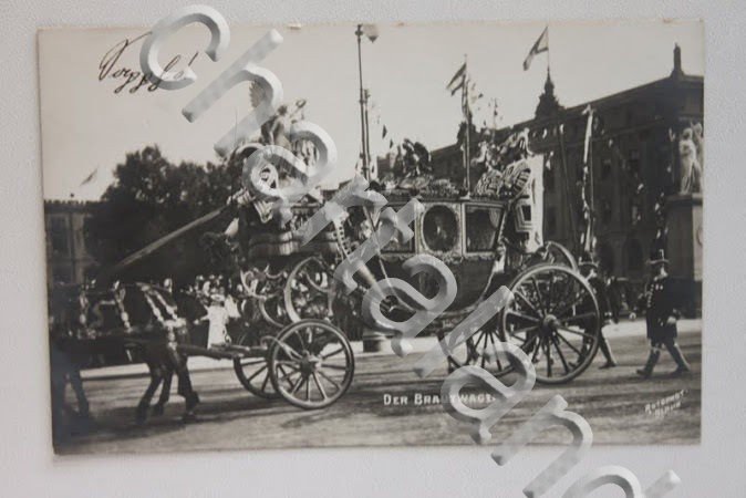 Fotocartolina il Principe August Wilhelm nozze con Cecilia di Meclemburgo …