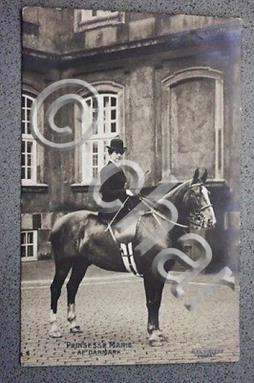 Fotocartolina monarchia Principessa Marie di Danimarca 1910
