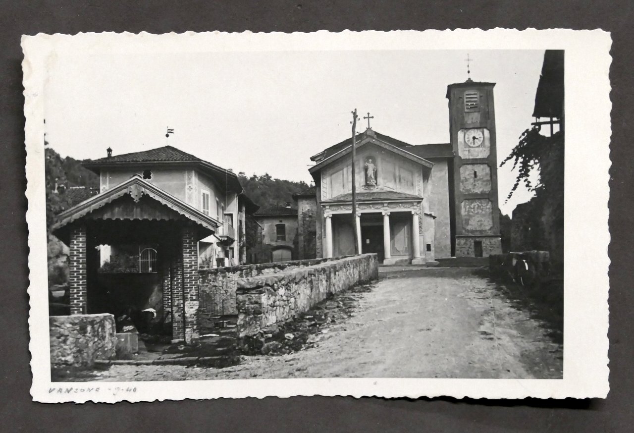 Fotocartolina Vanzone (Verbano-Cusio-Ossola) - Chiesa - 1940