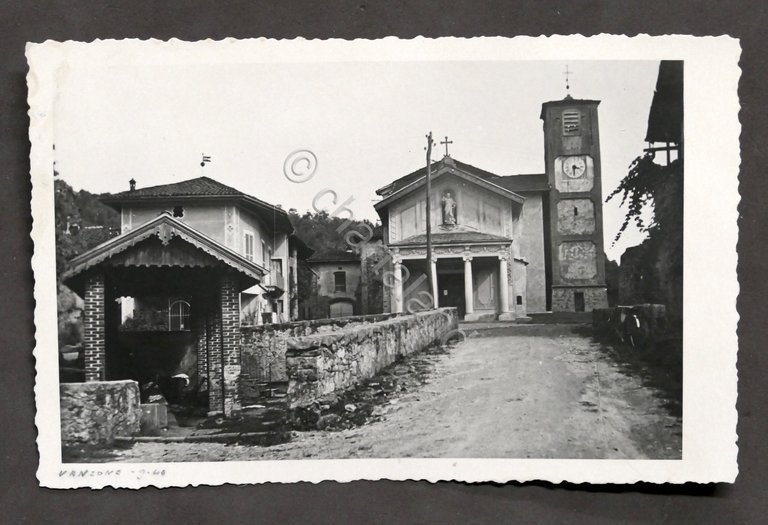 Fotocartolina Vanzone (Verbano-Cusio-Ossola) - Chiesa - 1940