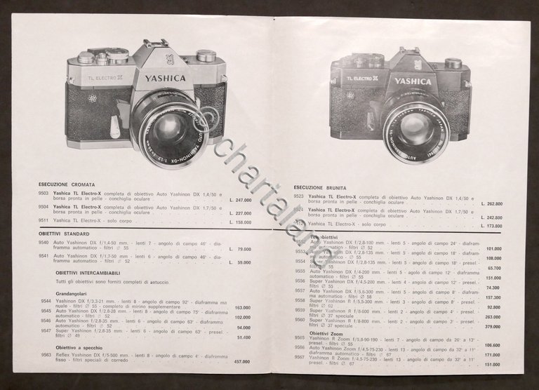 Fotoexakta - Listino prezzi - Yashica TL Electro X - …