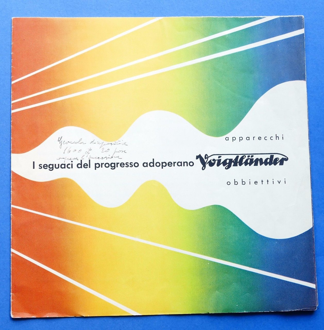 Fotografia - Brochure Voigtlander - apparecchi ed obiettivi - 1952 … | Immagine principale