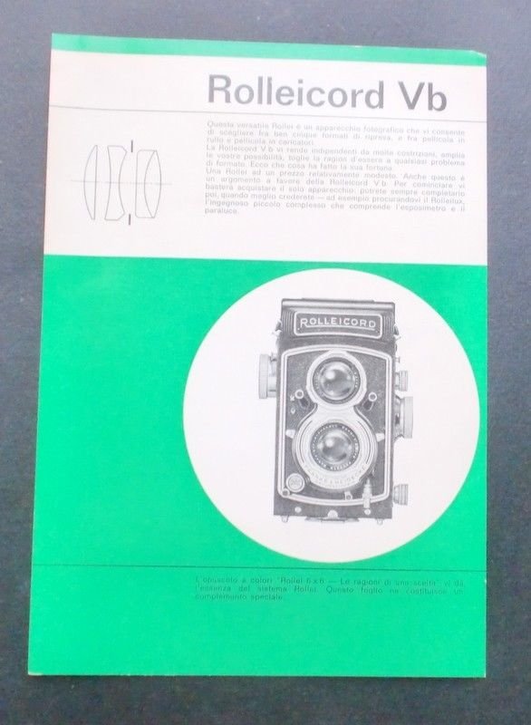 Fotografia - Pubblicità Brochure Rollei - Rolleicord Vb | Immagine principale