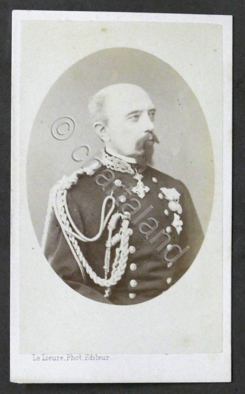 Fotografia albumina Giuseppe Pianell Generale e Ministro della Guerra - … | Immagine principale