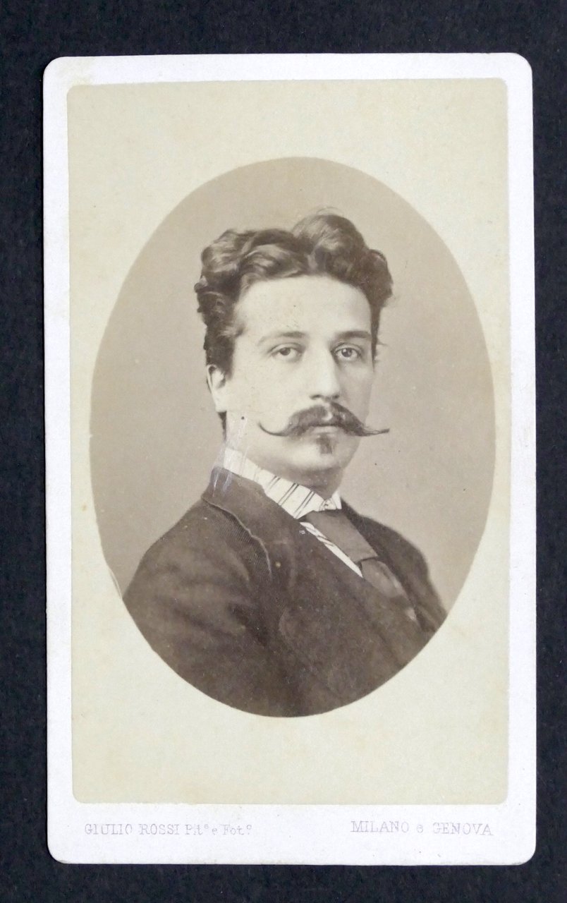 Fotografia albumina Marchesino Rescalli di Subaglio - Seconda metà '800