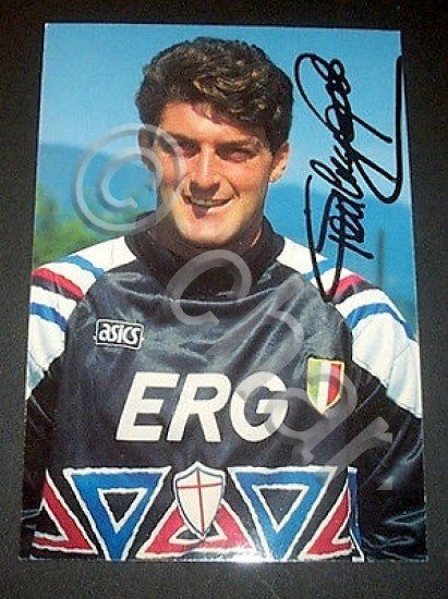 Fotografia Autografo Gialuca Pagliuca Sampdoria 1991
