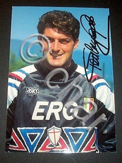 Fotografia Autografo Gialuca Pagliuca Sampdoria 1991
