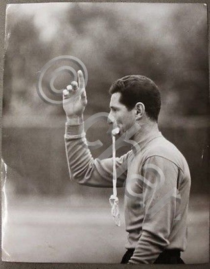 Fotografia Calcio campione allenatore paraguaiano Heriberto Herrera Juventus '60