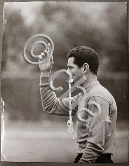 Fotografia Calcio campione allenatore paraguaiano Heriberto Herrera Juventus '60