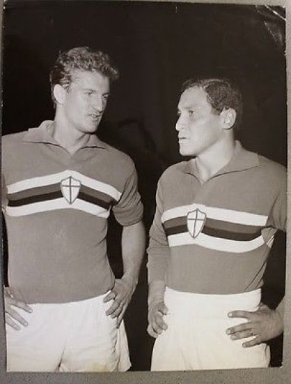 Fotografia Calcio Sampdoria Radnicki Angelo Sormani Francisco Lojacono 1964