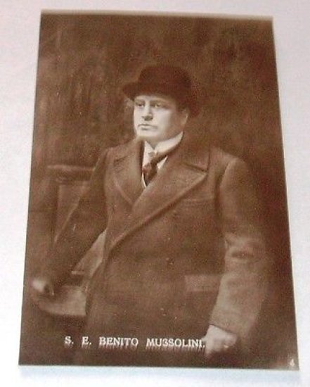 Fotografia Cartolina Benito Mussolini 05