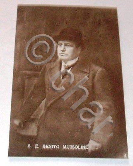 Fotografia Cartolina Benito Mussolini 05