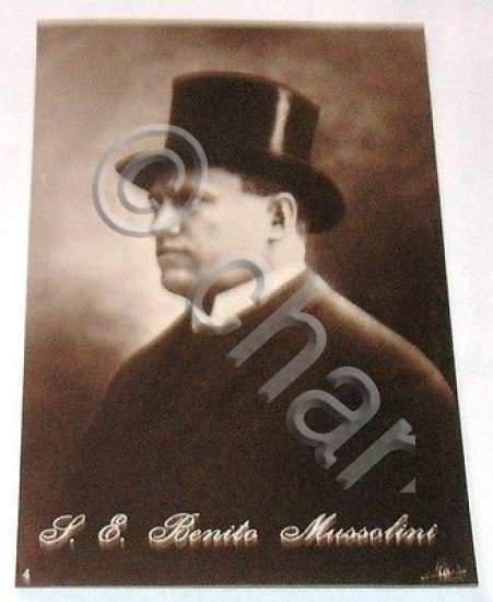 Fotografia Cartolina Benito Mussolini 06