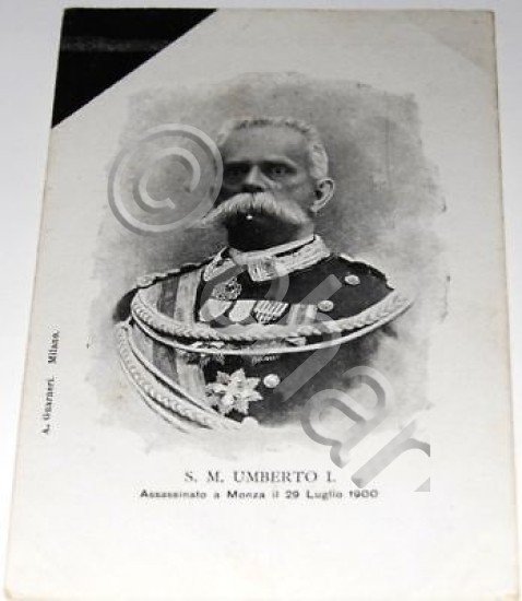 Fotografia Cartolina Re Umberto I