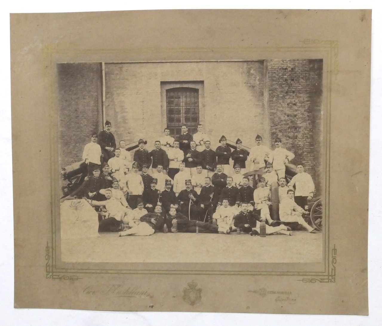 Fotografia Caserma Valfrè di Alessandria - Militari e Ufficiali - … | Immagine principale