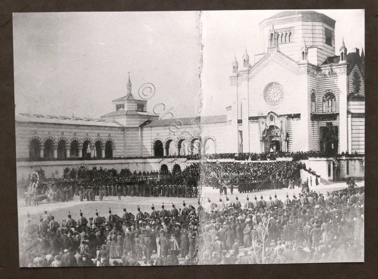 Fotografia cerimonia traslazione salma Giuseppe Verdi - Milano 1901 - … | Immagine principale
