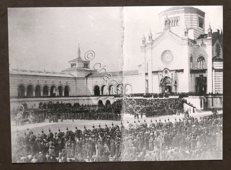 Fotografia cerimonia traslazione salma Giuseppe Verdi - Milano 1901 - … | Immagine Gallery 2