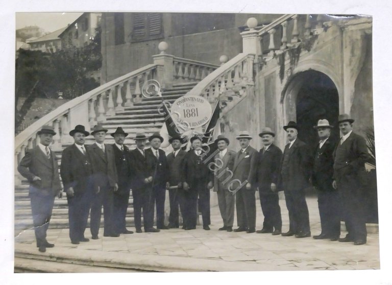 Fotografia Cinquatenario Leva 1881 - Genova Rivarolo - Anno 1931