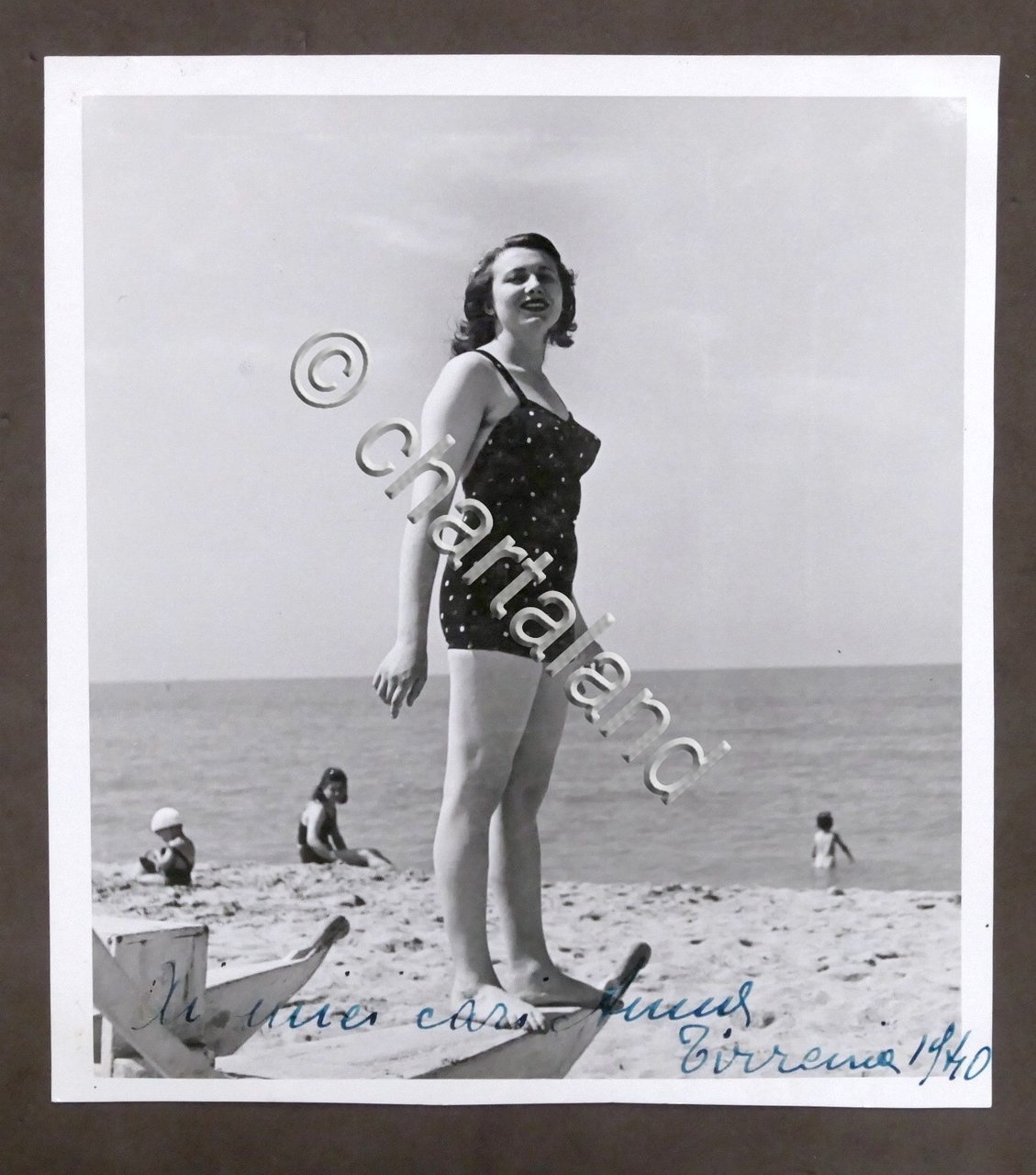 Fotografia con autografo dell'attrice Anna Maria Falchi - Tirrenia - …