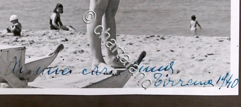 Fotografia con autografo dell'attrice Anna Maria Falchi - Tirrenia - …