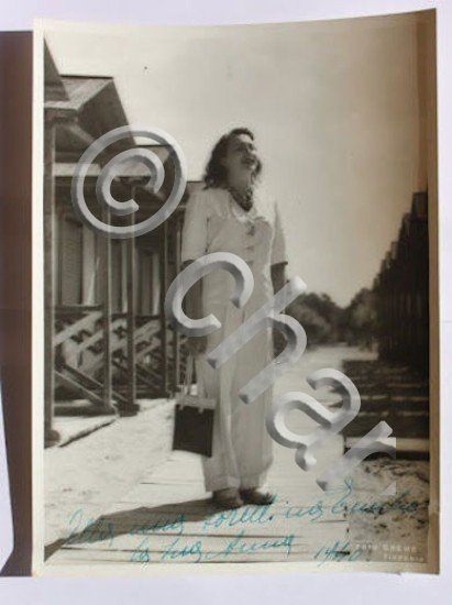 Fotografia con autografo dell'attrice Anna Maria Falchi 1940