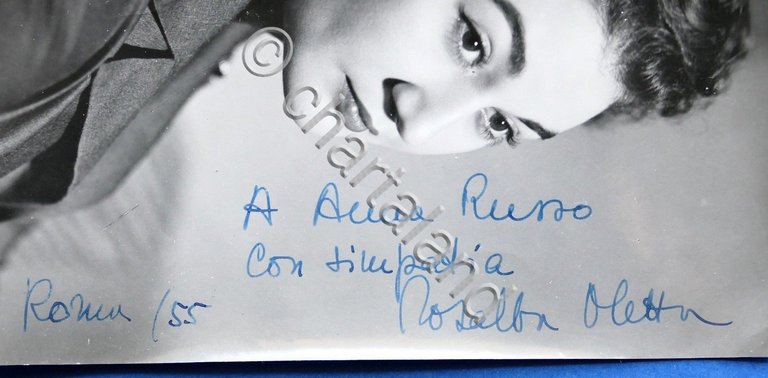 Fotografia con Autografo della presentatrice e doppiatrice Rosalba Oletta - … | Immagine Gallery 4