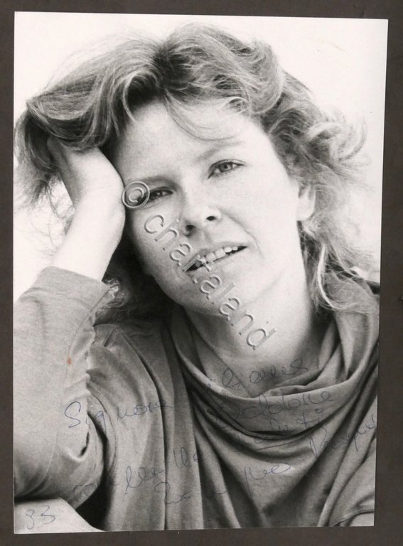 Fotografia con autografo dellla direttrice d'opera Eva Wagner-Pasquier - 1983