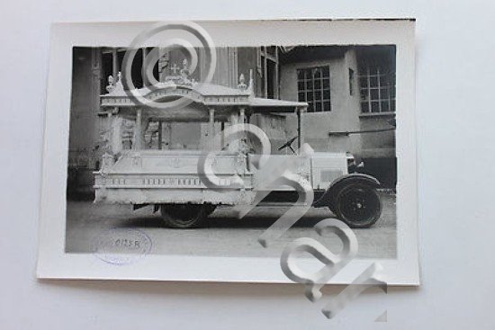 Fotografia d'epoca - carro funebre n.0125 B - Fratelli Macchi …