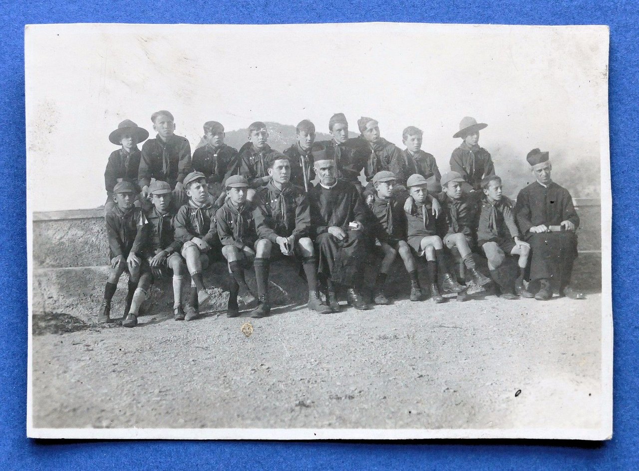 Fotografia d'epoca - Fotocartolina Boy Scout Liguria (16) - anni …