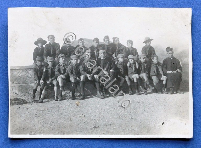 Fotografia d'epoca - Fotocartolina Boy Scout Liguria (16) - anni …