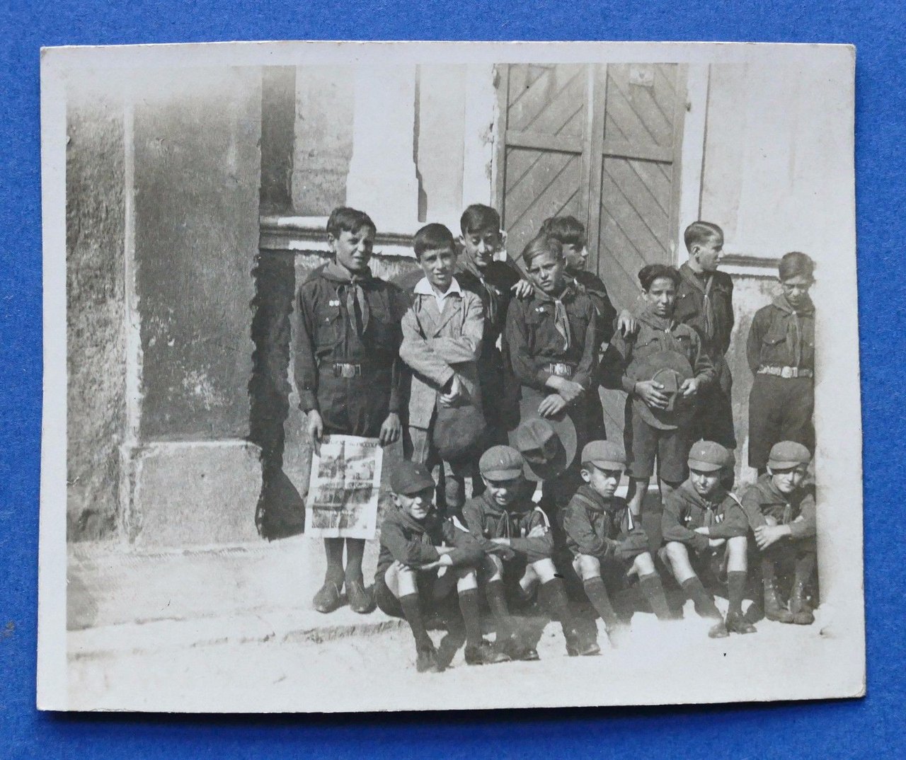 Fotografia d'epoca - Fotocartolina Boy Scout Liguria (17) - anni …