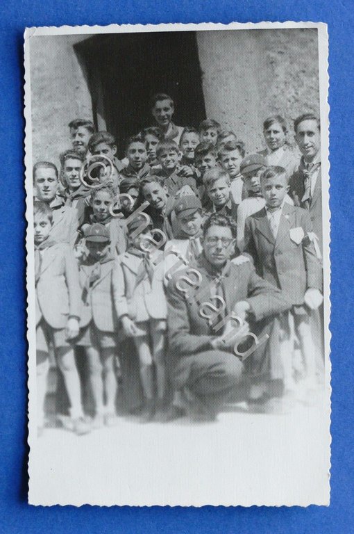 Fotografia d'epoca - Fotocartolina Boy Scout Liguria (32) - anni …